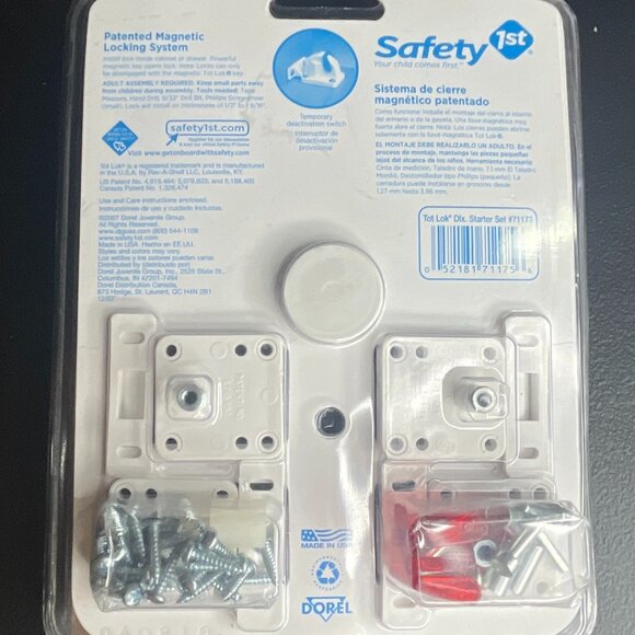 Safety 1st Magnetic Tot-Lok Deluxe Starter Set – Child Safety Locks - Picture 2 of 2